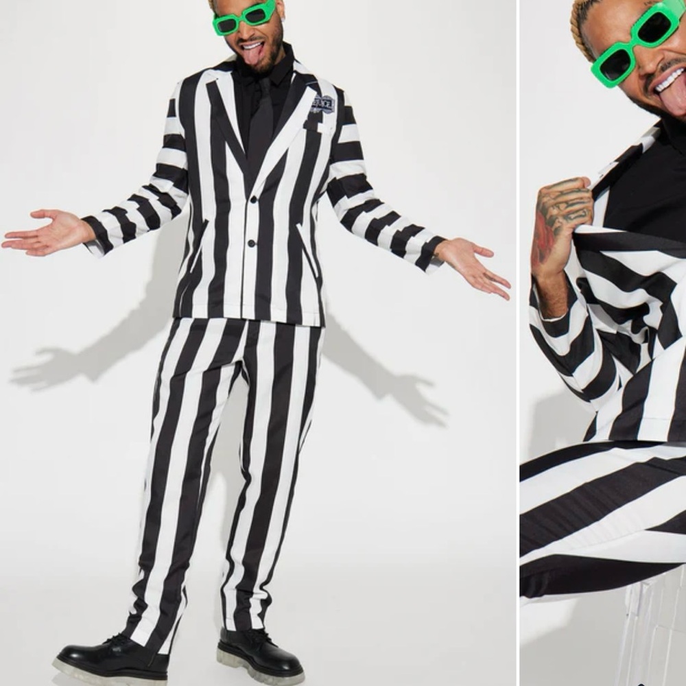 Beetle Juice  Men's Suit Costume